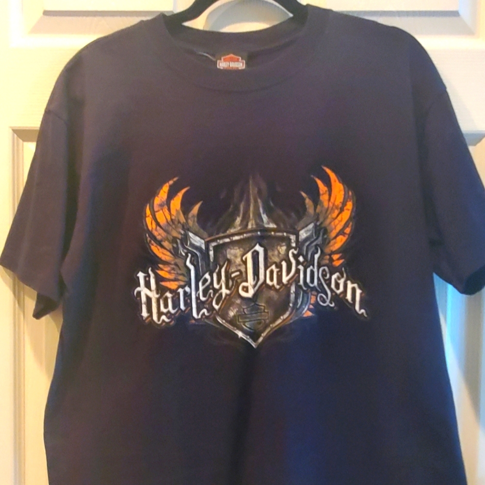 Harley Davidson Vintage T-Shirt Size L Black